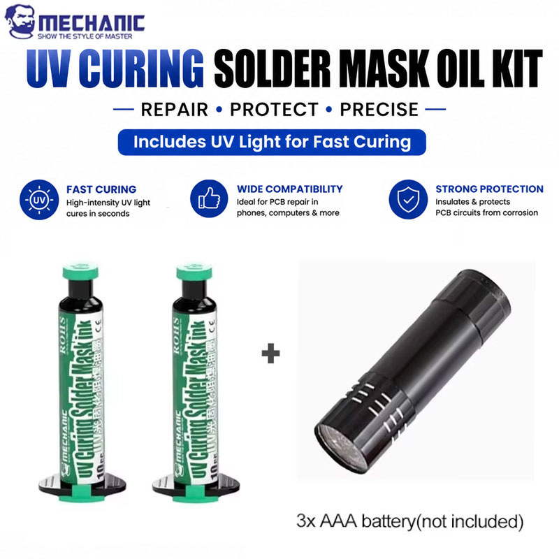 Uv Whitening Kit - Kit de Máscara de Solda UV