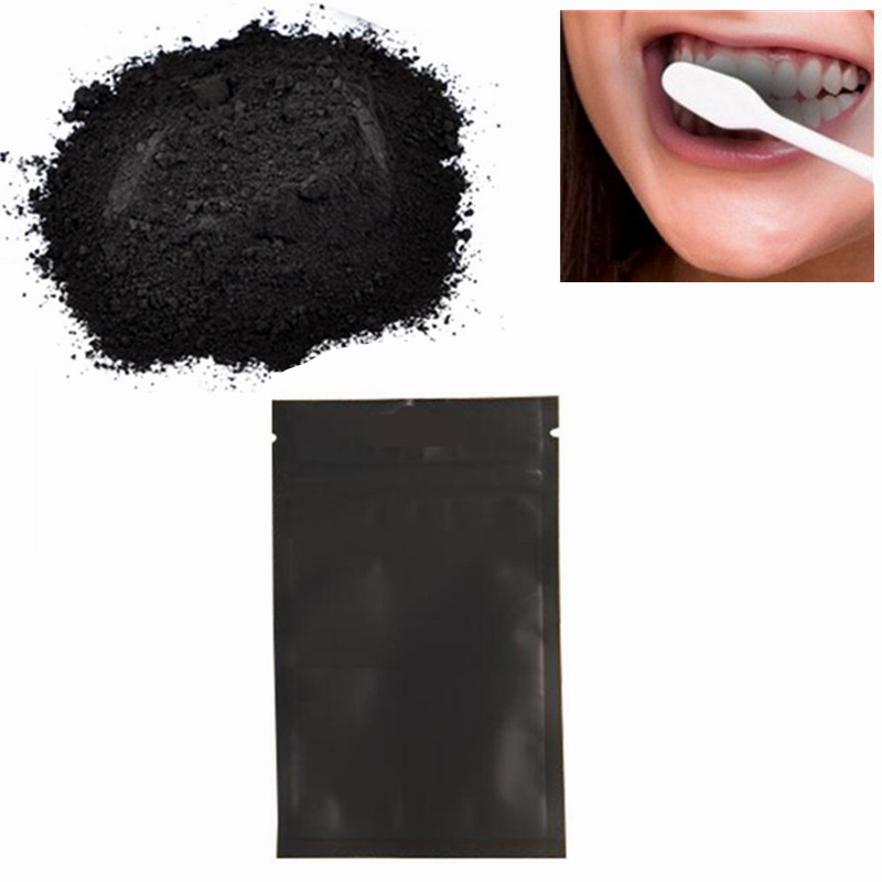 Teeth Whitening Results - Dentes de carvão vegetal de bambu