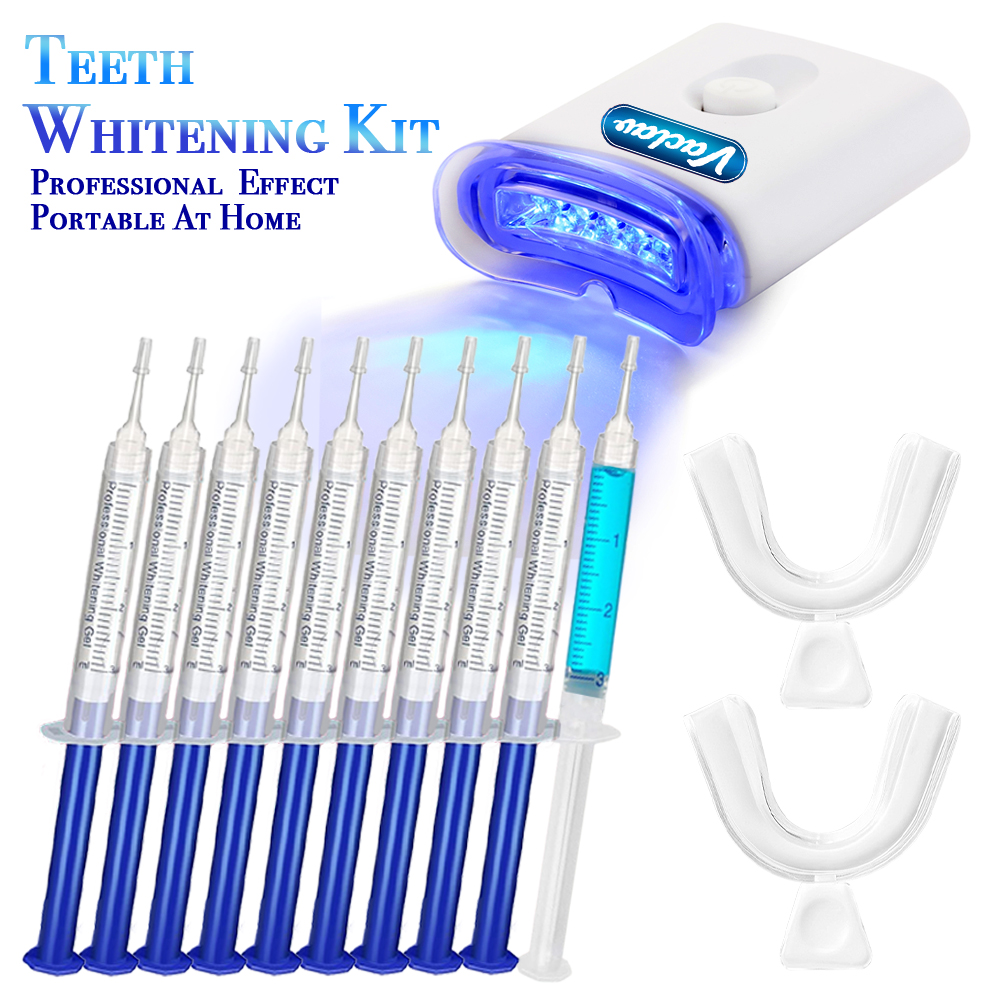 Teeth Whitening Kit At Home - Seringa de gel para clareamento dental,