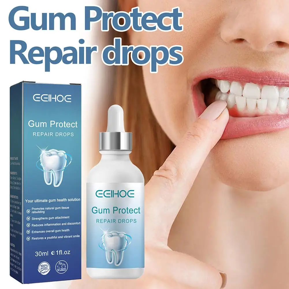 Teeth Whitening Quick - Gotas de soro reparador, Proteção periodontal,