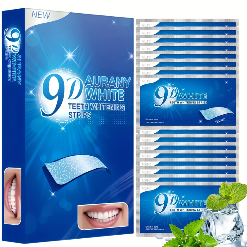 Teeth Whitening Results - 21 pares de tiras de clareamento