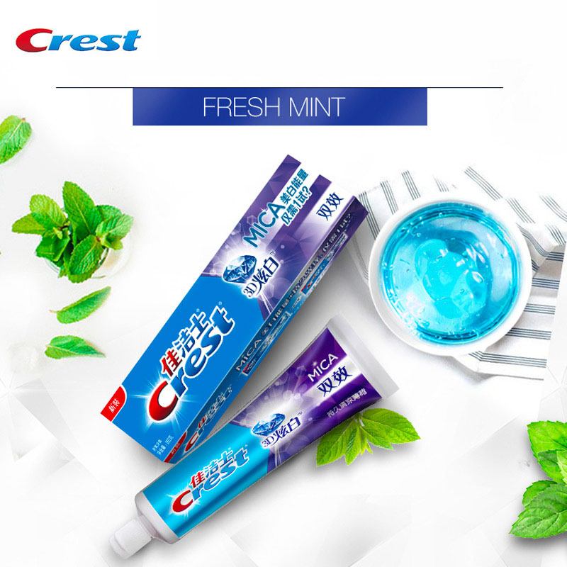 Teeth Whitening Effective - Crest 3d mica creme dental fluoreto