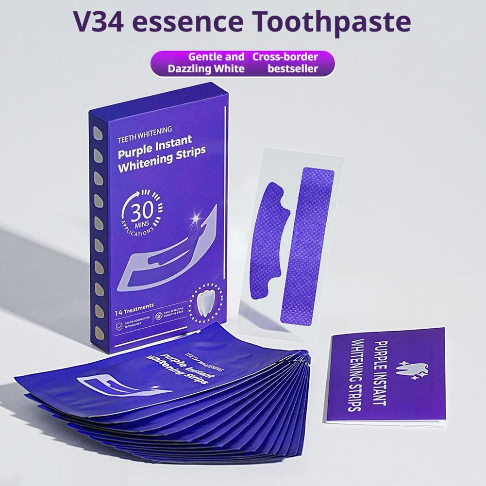 Teeth Whitening Kit At Home - 14/28/42PCS V34 Tiras Clareadoras de Dentes