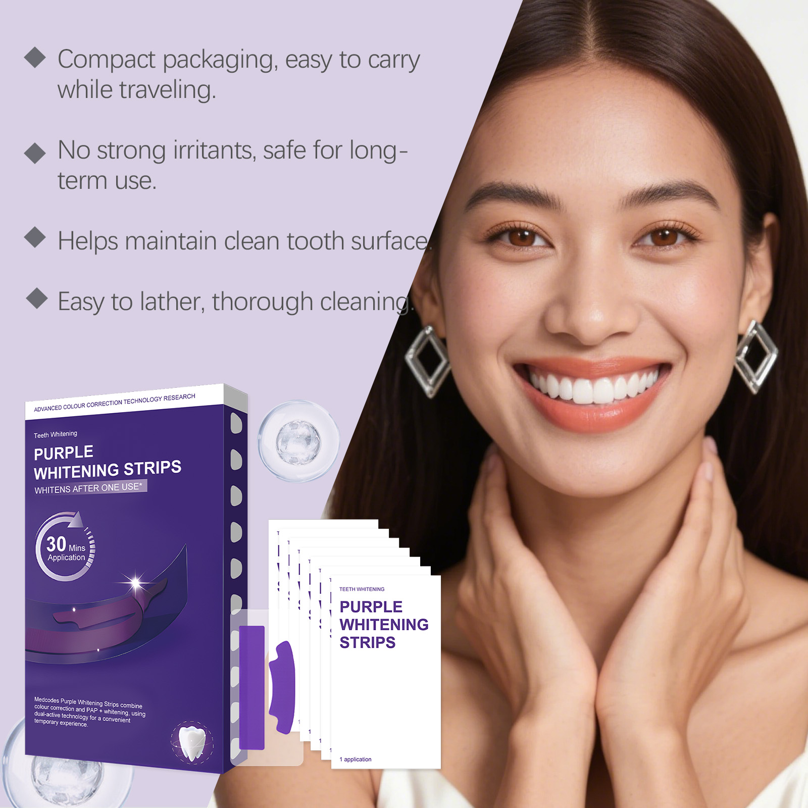 Tiras Clareadoras de Dentes Ro - Teeth Whitening Quick avaliação e preço