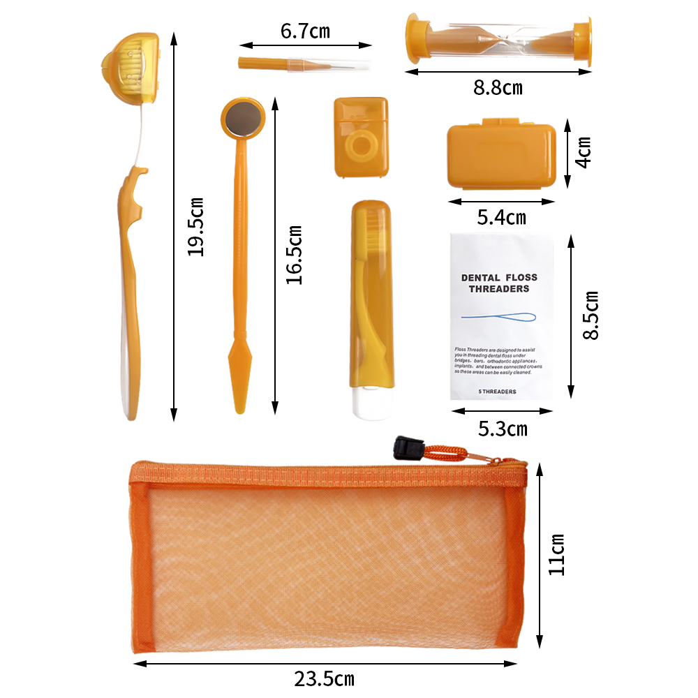 8 pçs/set ortodôntico kit esco - Teeth Whitening For Braces avaliação e preço