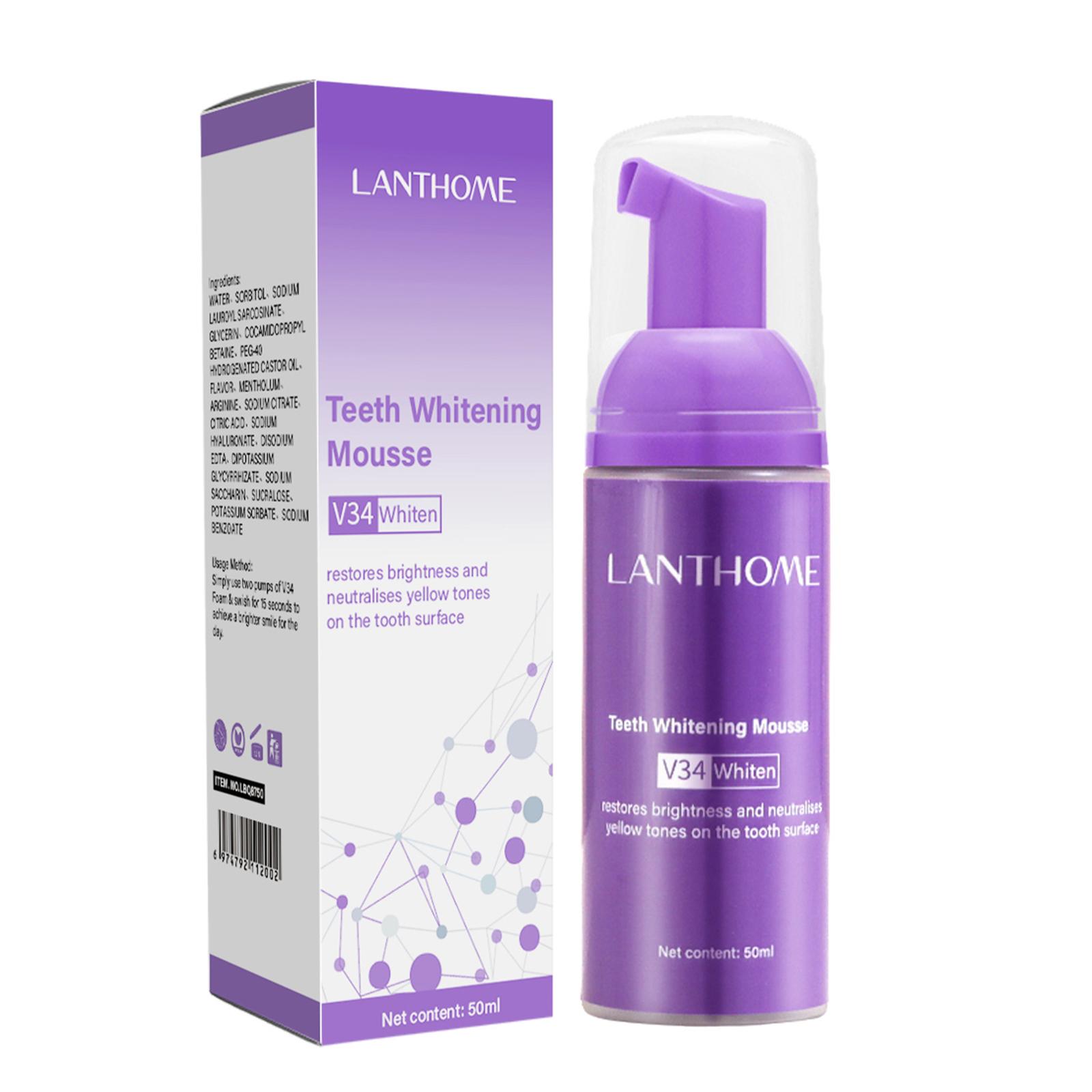 V34 mousse limpeza dos dentes  - Teeth Whitening Effective avaliação e preço