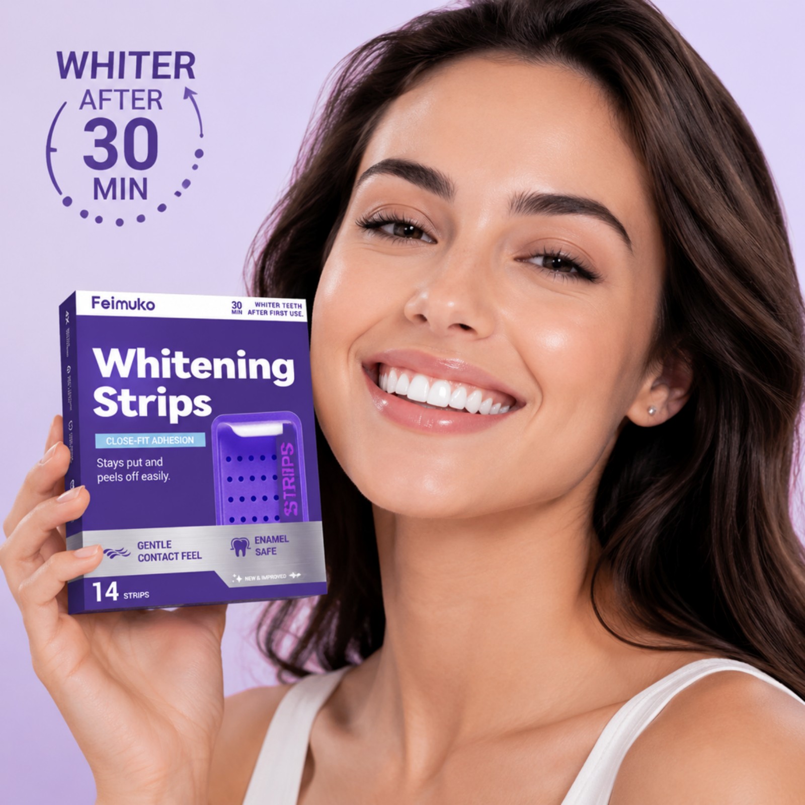 7 peças de tiras branqueadoras - Teeth Whitening Kit At Home avaliação e preço