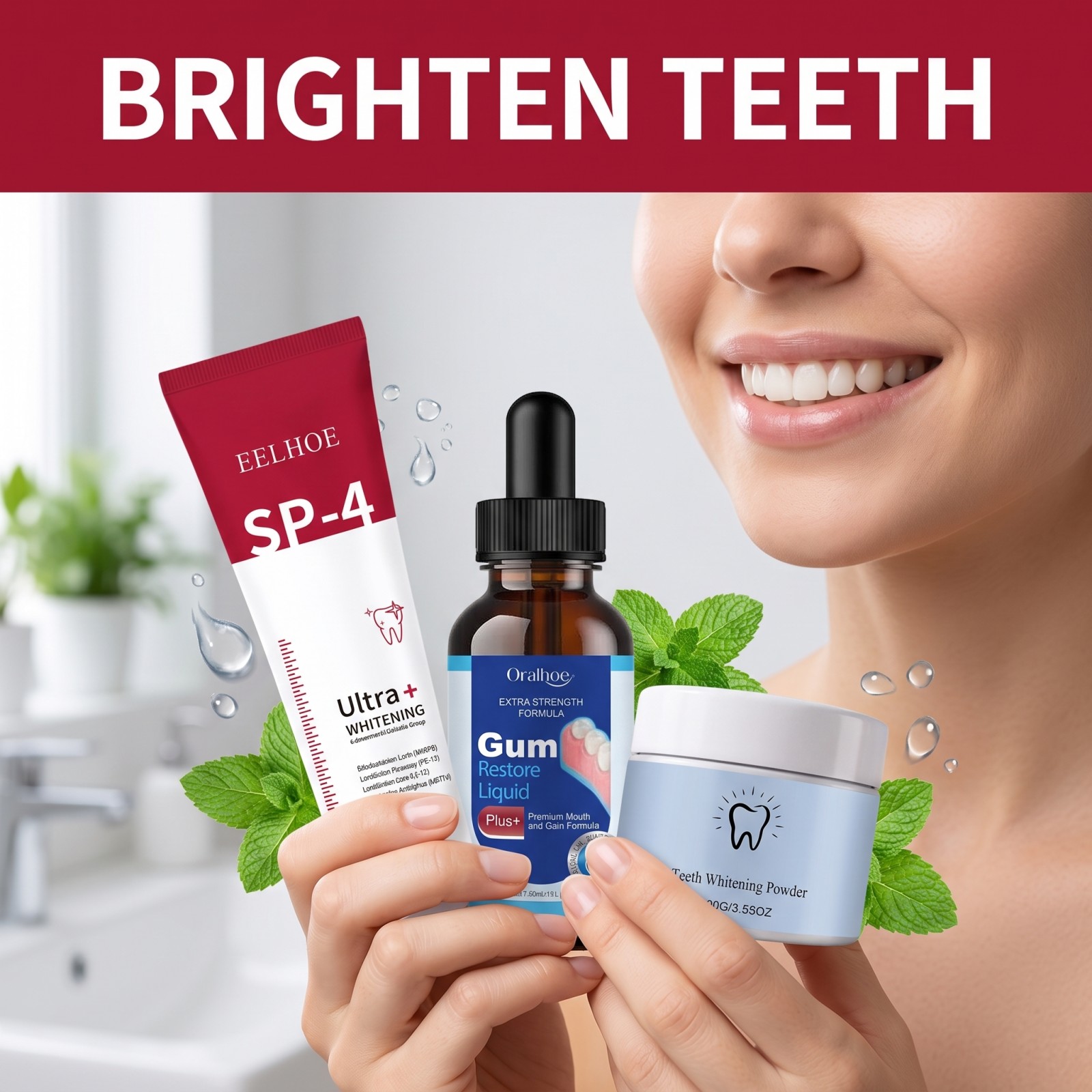 Kit de Cuidados Bucais: Pasta  - Teeth Whitening Results avaliação e preço