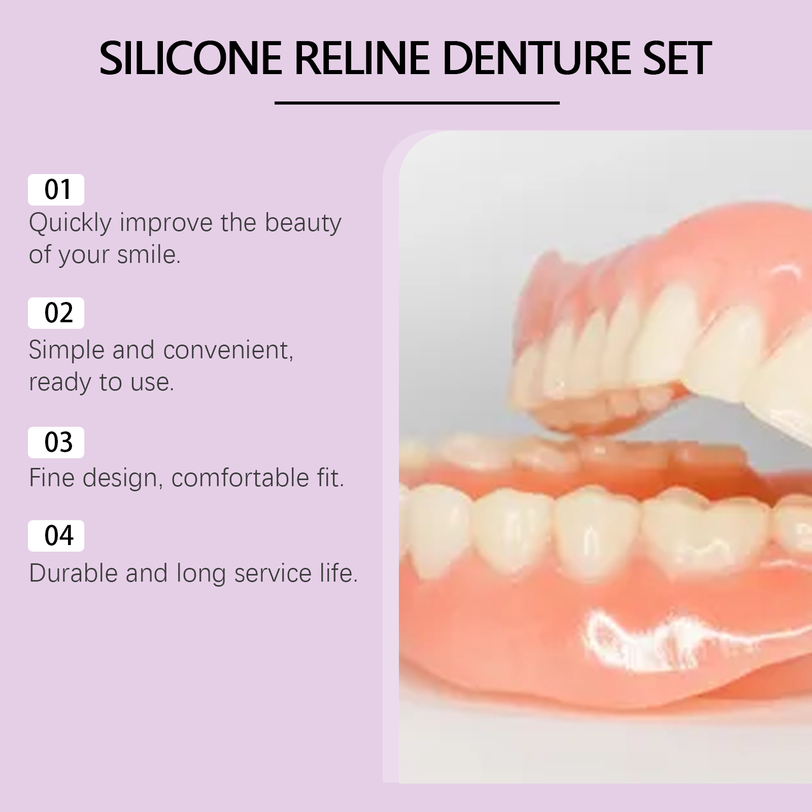 Conjunto de dentadura de silic - Teeth Whitening For Braces avaliação e preço