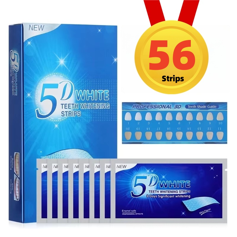 5D Dentes Whitening Tiras, Too - Teeth Whitening Gel Refills avaliação e preço