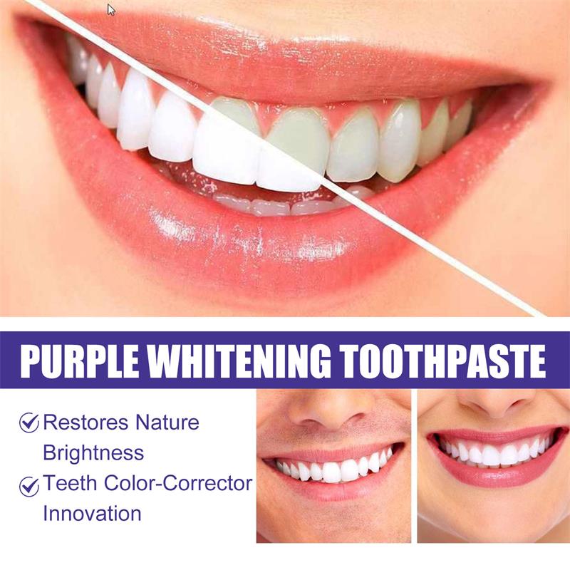 Pasta de Dente Roxa 9D para Cl - Teeth Whitening Natural avaliação e preço