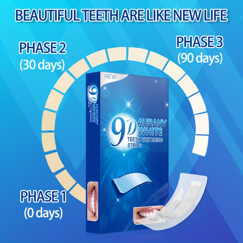 21 pares de tiras de clareamen - Teeth Whitening Results avaliação e preço