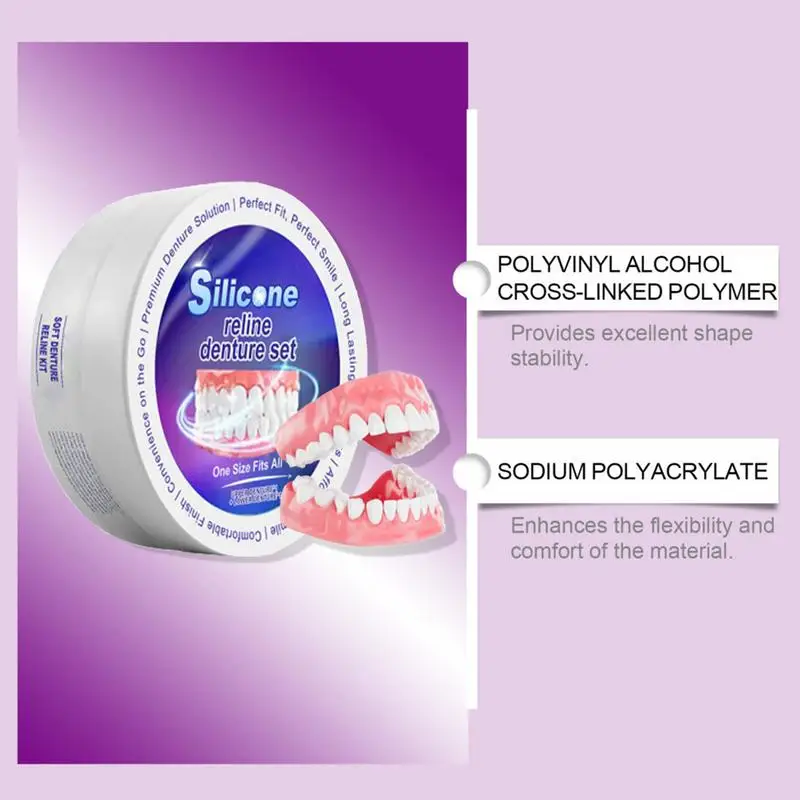 Conjunto de dentadura de silic - Teeth Whitening For Braces avaliação e preço