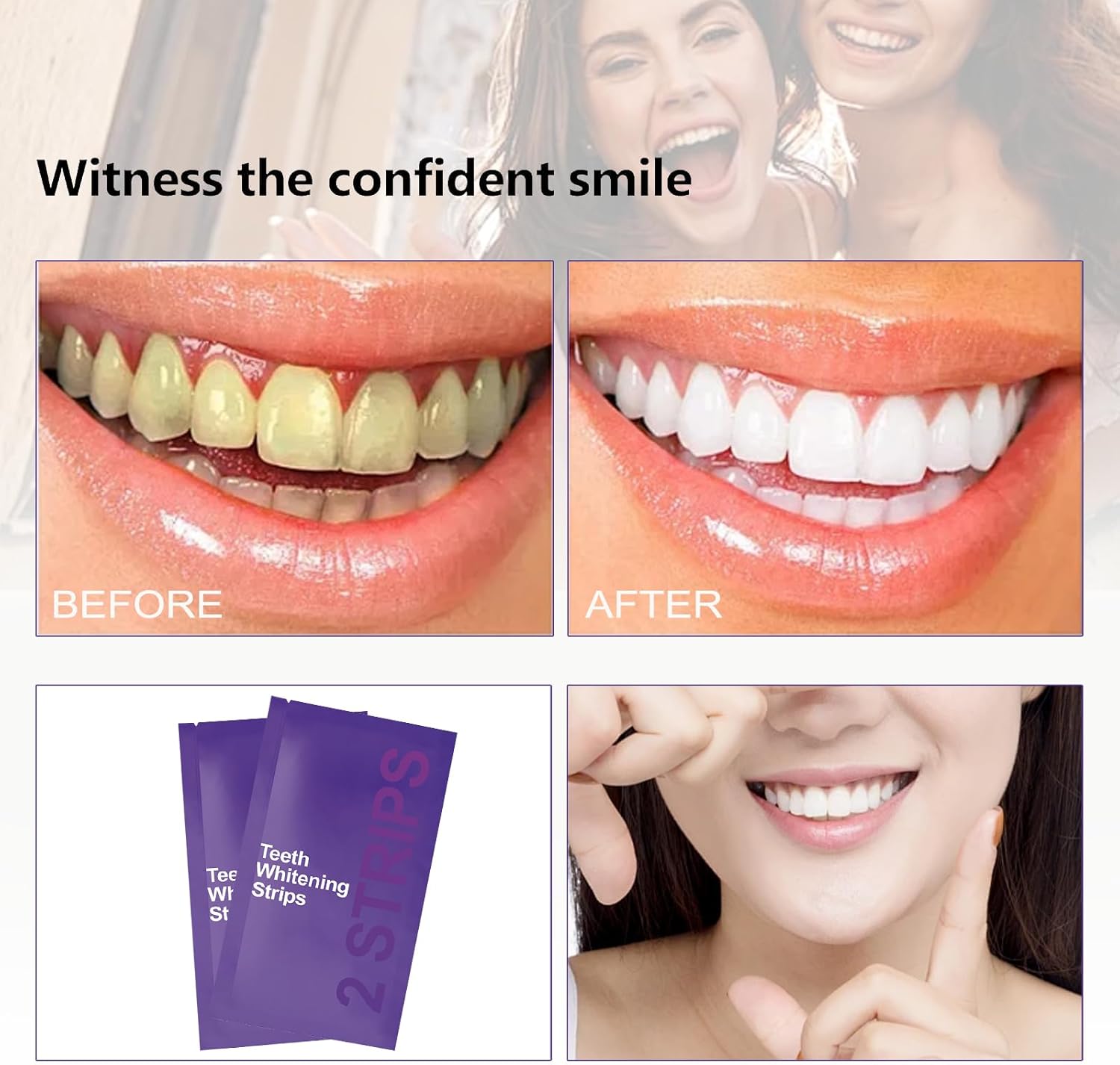 Kit de clareamento dental roxo - Teeth Whitening Gel Refills avaliação e preço