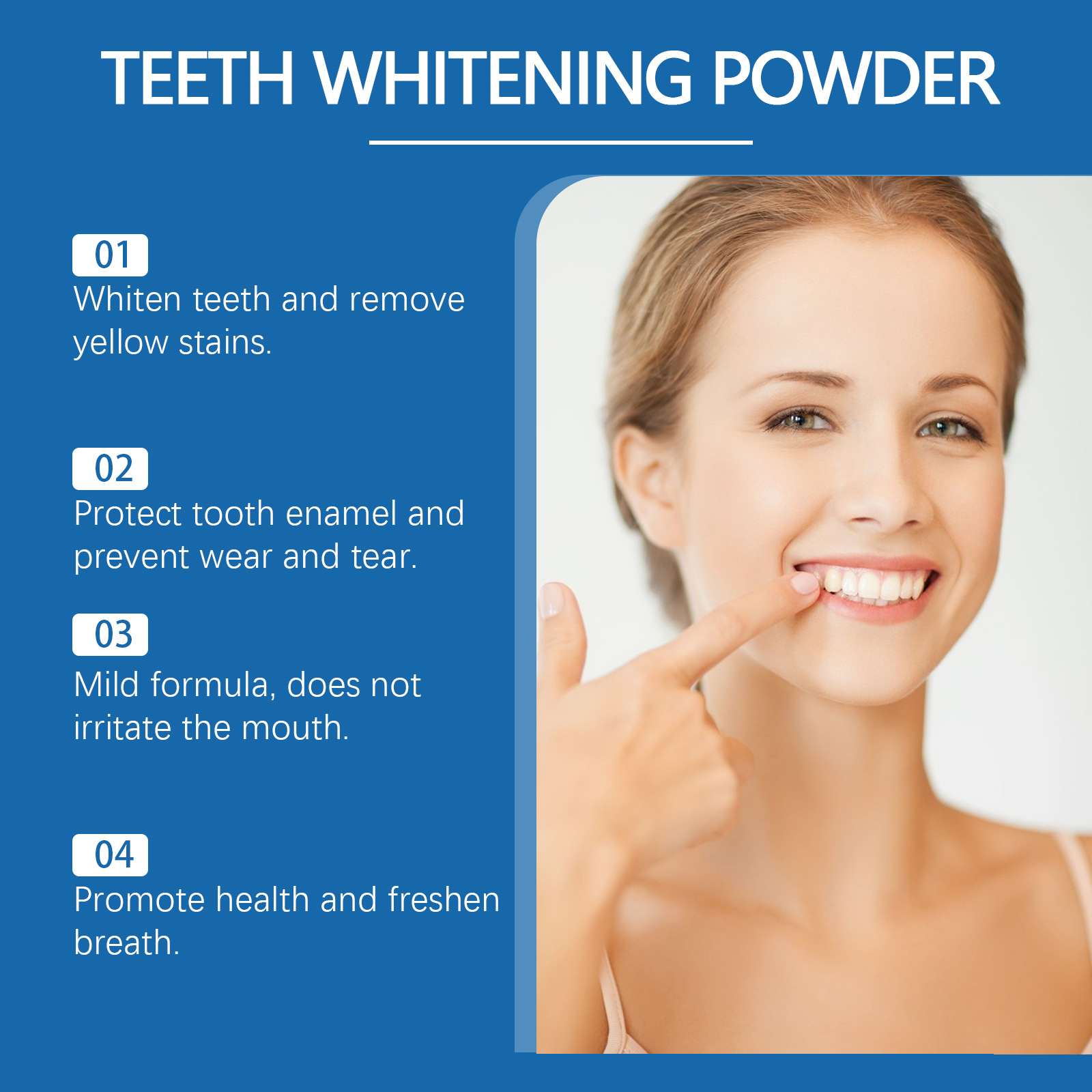 ORALHOE Pó Clareador de Dentes - Teeth Whitening Fast avaliação e preço