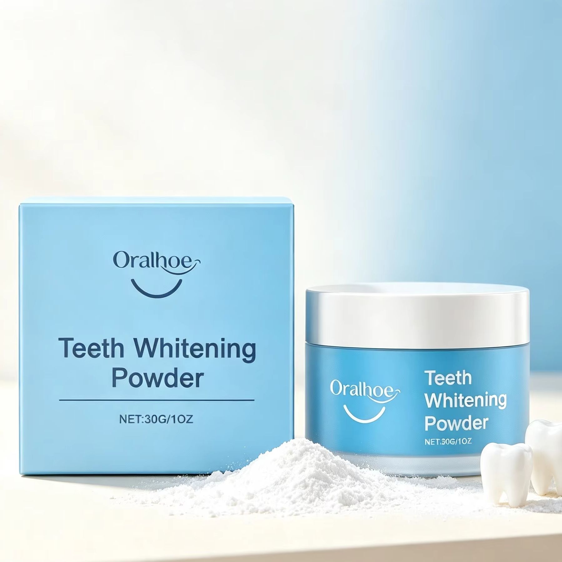 Pó Dental Oralhoe para Escovaç - Teeth Whitening Results avaliação e preço