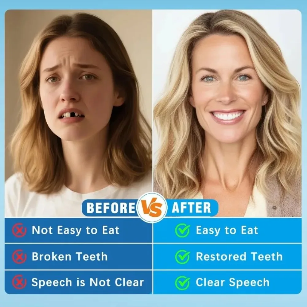 Conjunto Completo de Dentadura - Teeth Whitening For Braces avaliação e preço