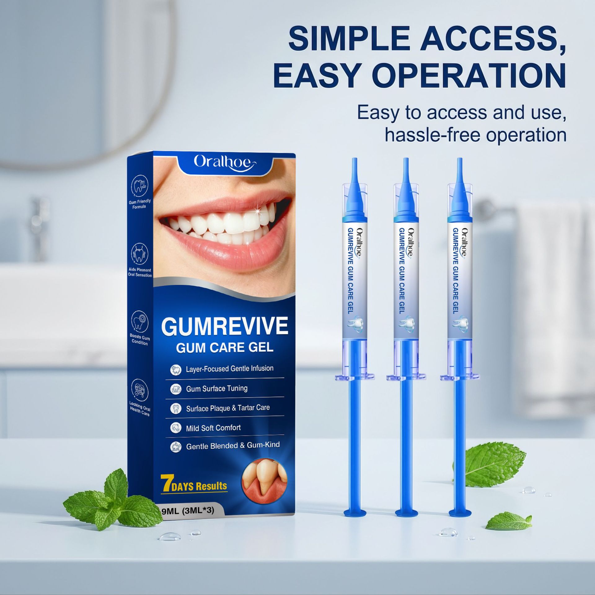 Gel para Cuidado Oral 3 Peças, - Teeth Whitening In Office avaliação e preço