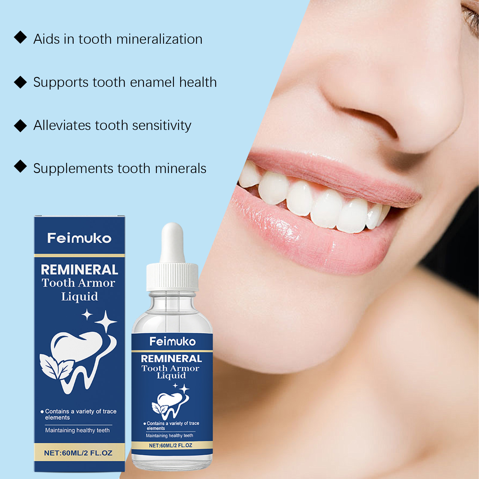 Líquido para Cuidado Dental co - Teeth Whitening Effective avaliação e preço
