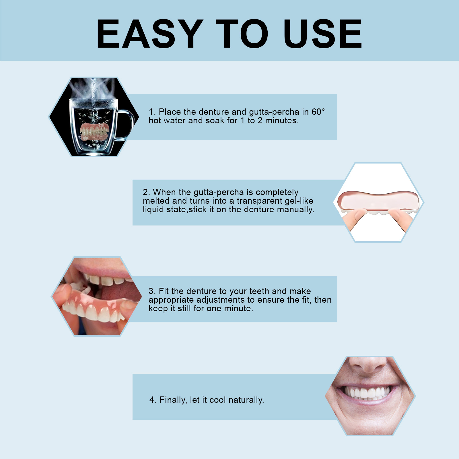 Conjunto de Dentaduras de Sili - Teeth Whitening For Braces avaliação e preço