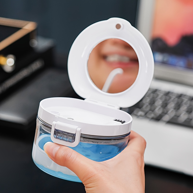 Estojo retentor ortodôntico po - Teeth Whitening For Braces avaliação e preço